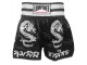 Lumpinee Short de boxe thaï Enfants : LUM-038-Noir-K